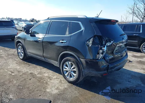 2015 Nissan Rogue Sv из США, поврежденный, VIN 5N1AT2MV9FC917759